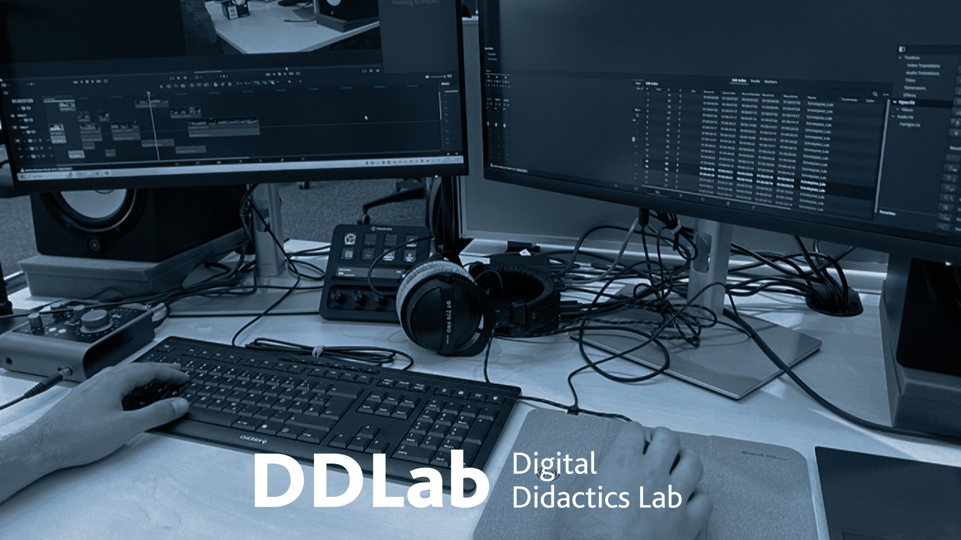 Das One-Button-Recording-Studio im DDLab – ein Arbeitsplatz mit vielen Möglichkeiten
